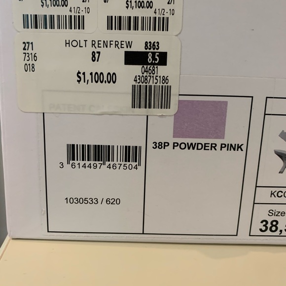 COPY - Dior kitten heels - 2.5 inch heel. Powder pink. - Picture 8 of 9